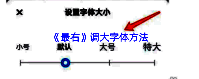 最右 APP 调大字体操作相关界面图