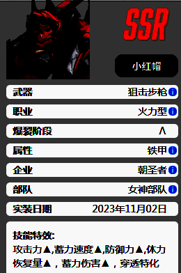 小红帽角色形象图片