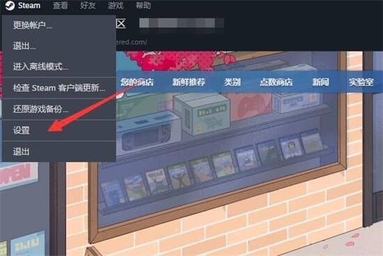 Steam设置界面配图