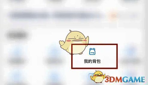 最右 APP 我的背包选项截图