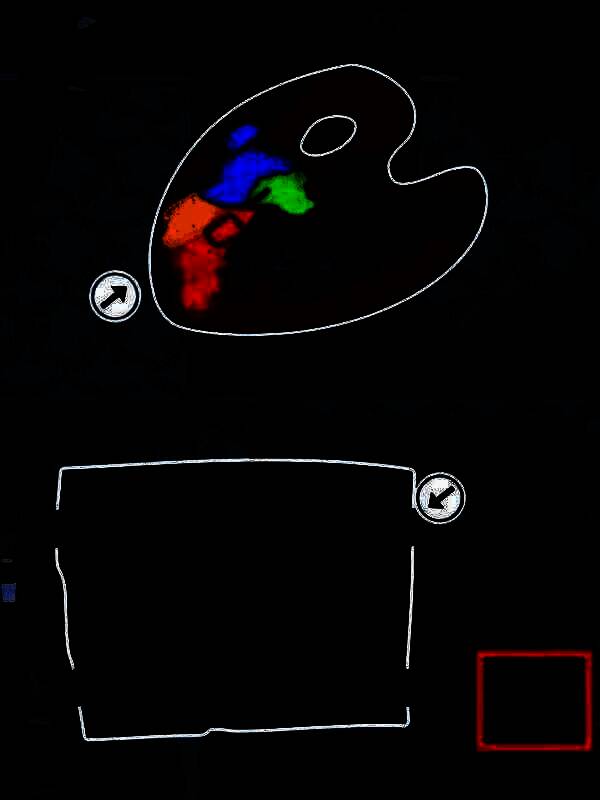 打开密码盒后的物品图片