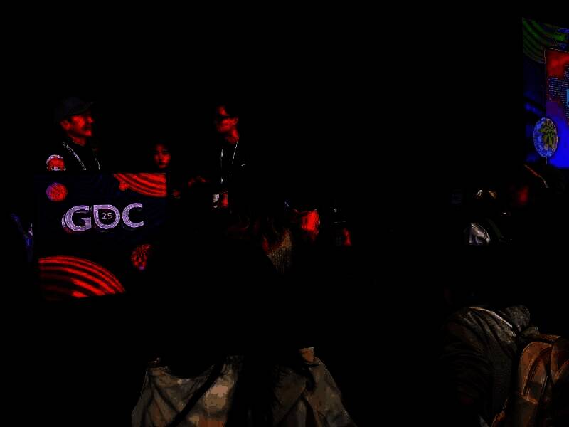 冨永健太郎在GDC 2025演讲现场