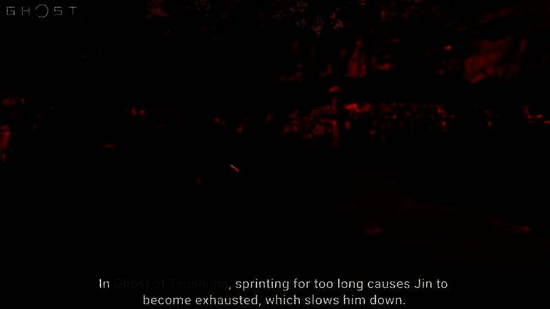 对马岛之鬼男主冲刺疲惫对比图1