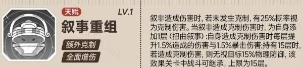 叙非天赋技能相关图片