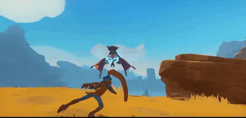 骑士使用盾牌战斗的场景