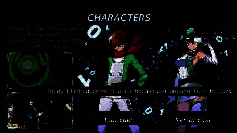 《数码宝贝物语:时空异客》主角Dan Yuki和Kanan Yuki