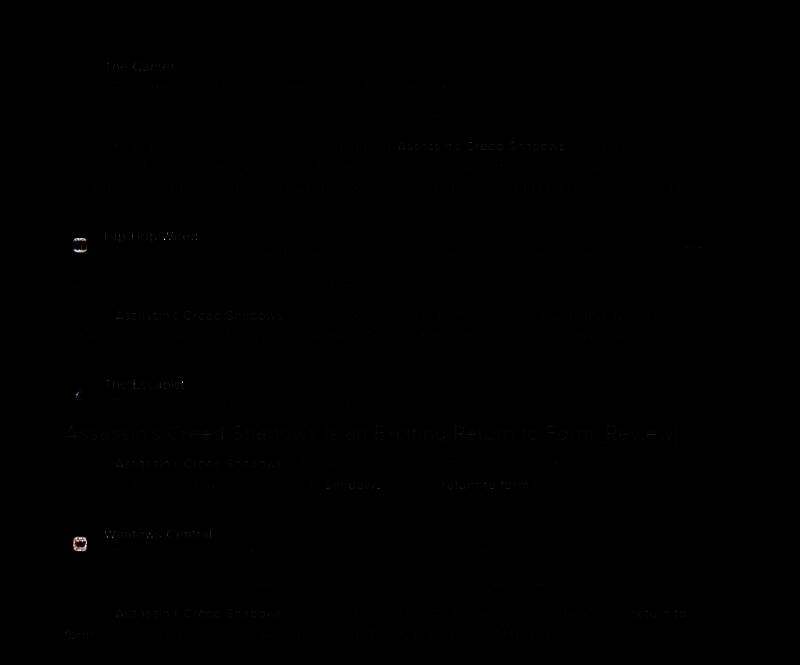 《刺客信条:影》媒体评价相关图片
