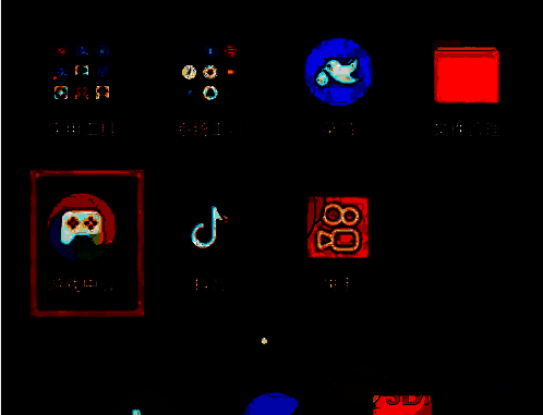 打开小米游戏中心 APP 的界面图片