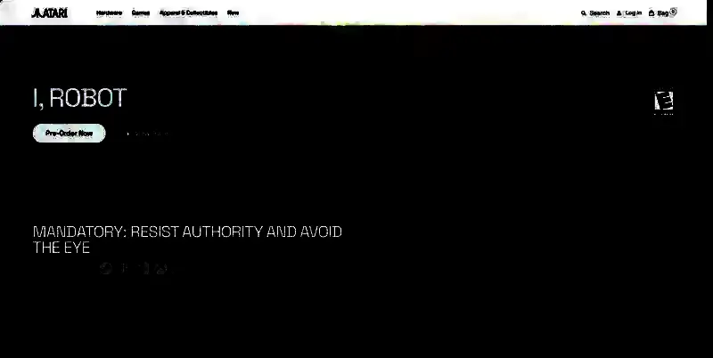 《我,机器人》官方网站页面相关图片