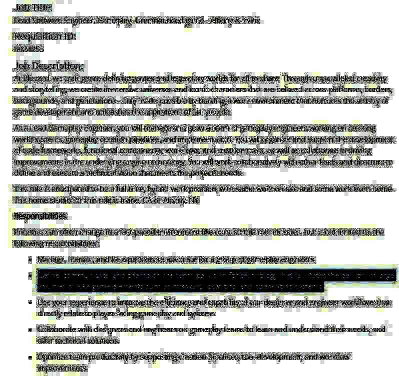 首席软件工程师岗位招聘信息图