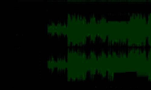 音乐素材波形图