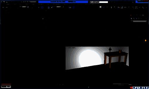 点击设置泛光灯的操作图