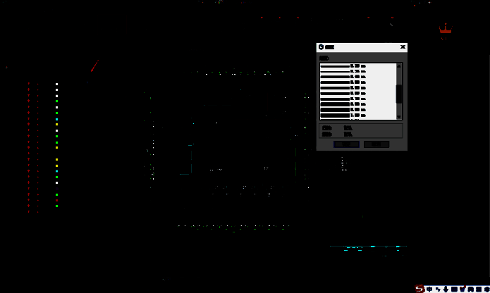 浩辰CAD看图王图层管理器线宽选择界面