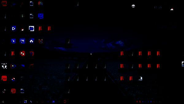 取消勾选元气桌面开启图标整理功能界面