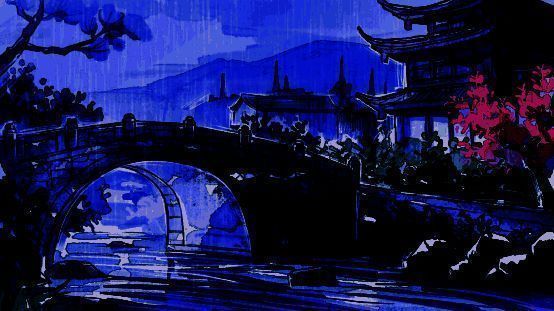 更多水彩CG展示游戏场景画面