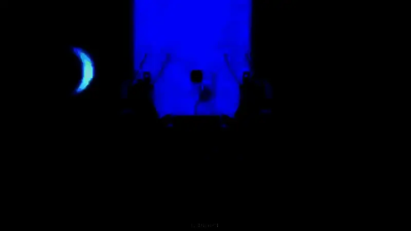 蓝色水域的画面