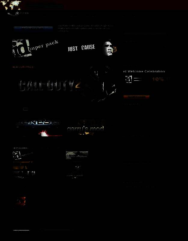 2007年Steam页面截图