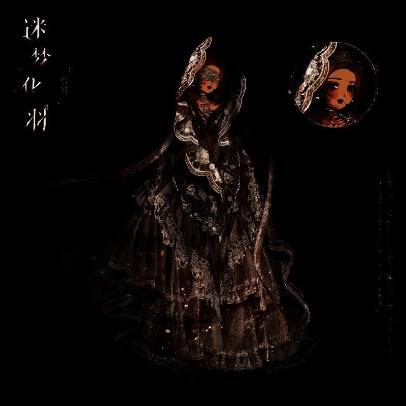 奇迹暖暖迷梦化羽套装局部展示图3