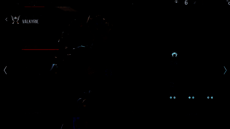 角色 Valkyrie 精英皮肤另一角度