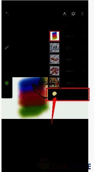 painter怎么修改背景颜色?painter如何给背景添加纹理效果? painter图层面板背景图层示例图