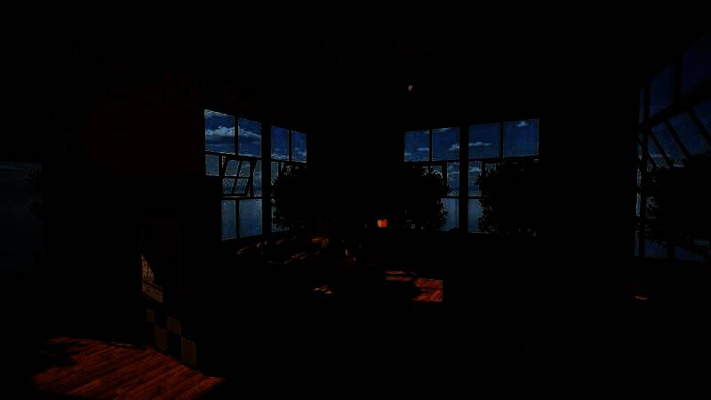 《inZOI》现代风格工作室房间内部一景