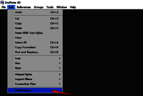 点击偏好设置的界面图