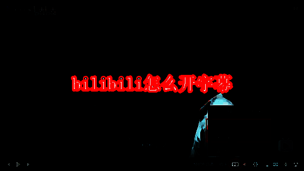 bilibili开字幕相关说明图1