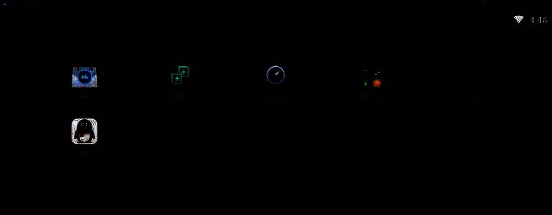 点击菜单按钮后的界面