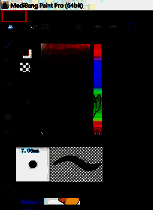 新建空白画布操作示例图