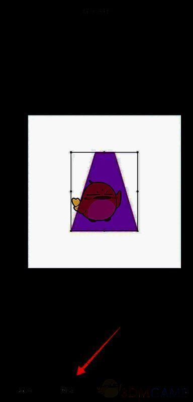 medibang paint图形怎么放大缩小?medibang paint缩放插画教程! 在medibang paint中拖动锚点缩放图形的界面