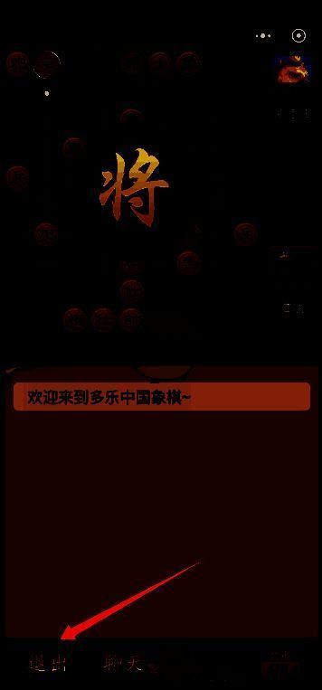 多乐中国象棋退出观战图