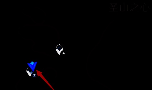 远古圣山心中的孔窍景色