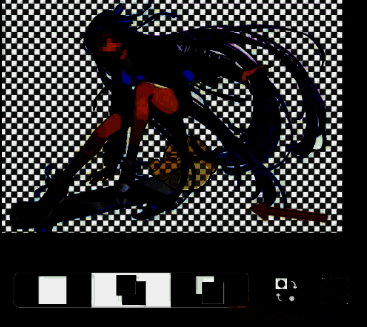 爱笔思画X完成抠图后的效果图