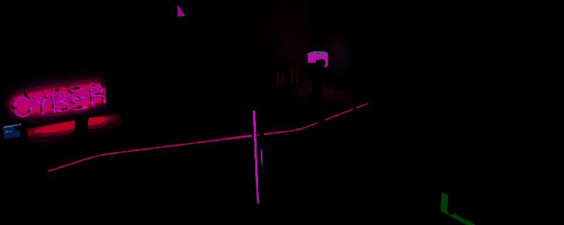 赛博朋克风格房产外观图