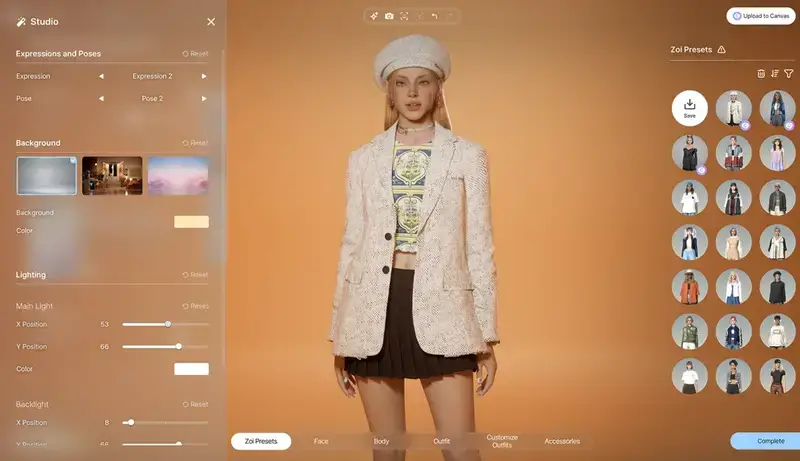 《inZOI云族裔：创意工坊试玩版》捏脸相关图片