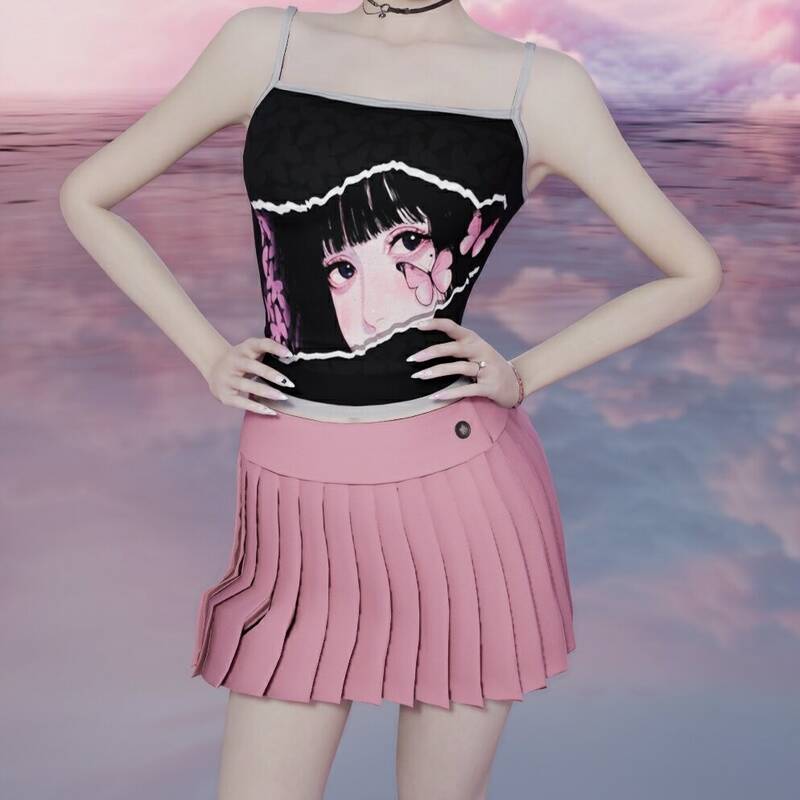 inZOI吊带背心百褶裙使用教程图2