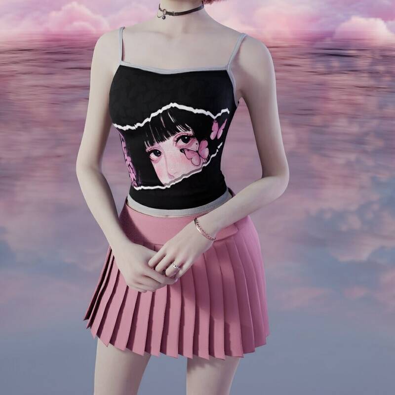 inZOI吊带背心百褶裙使用教程图4