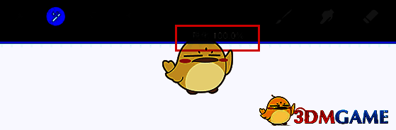 Procreate锐化数值显示图片