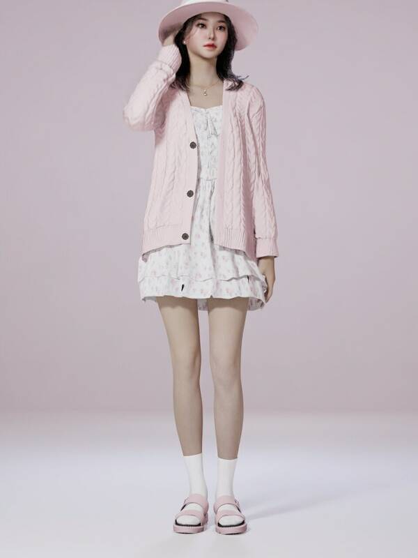 《inZOI》春游羊毛衫连衣裙使用教程图3