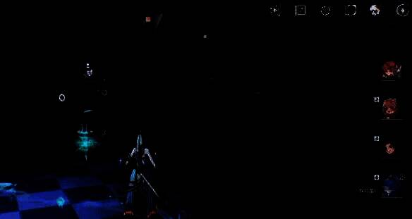 返回发光点切换场景向前走图