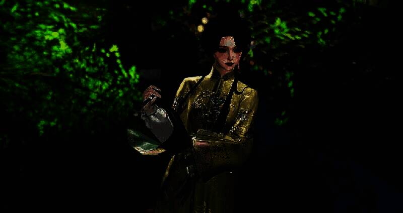 《逆水寒手游》玩家着新时装春日游玩图1