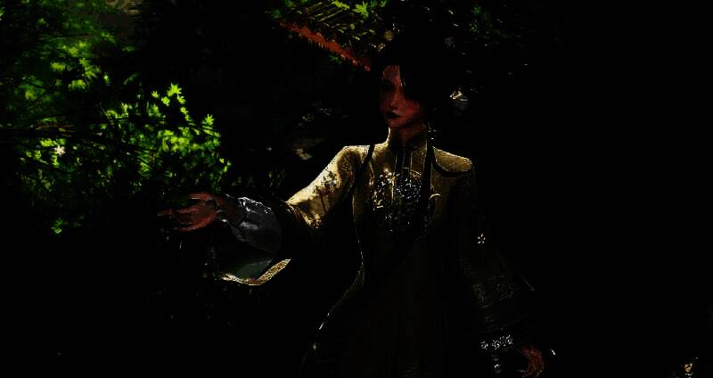 《逆水寒手游》玩家着新时装春日游玩图2