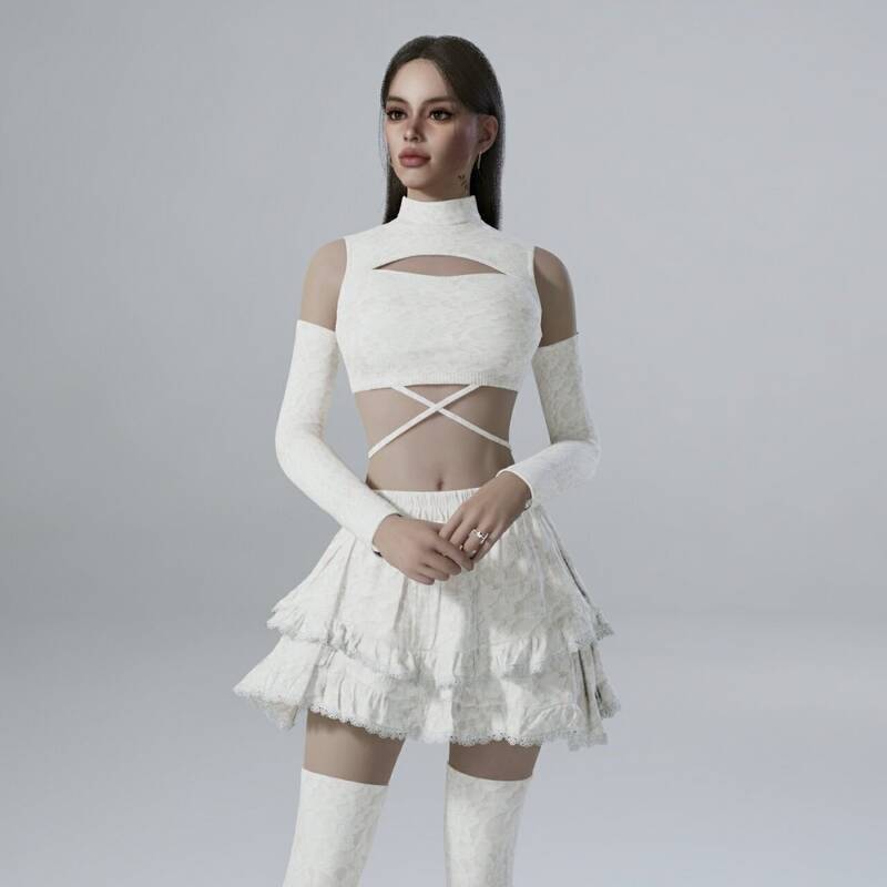 inZOI镂空吊带衫短裙服装使用教程图4