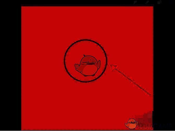 新建图层画圆形界面