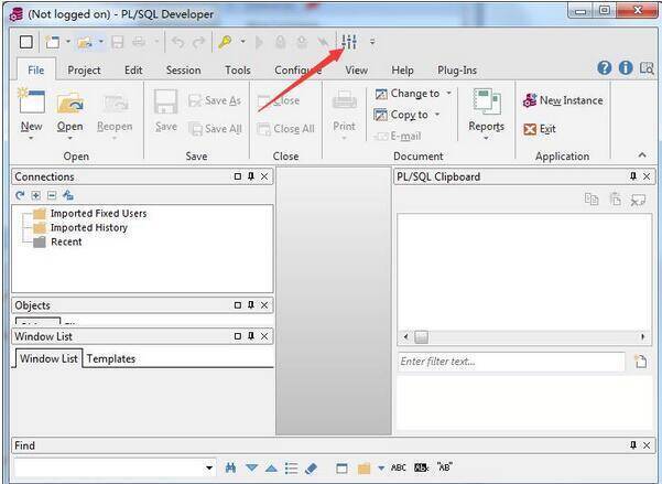 pl/sql developer点击按钮弹出对话框图