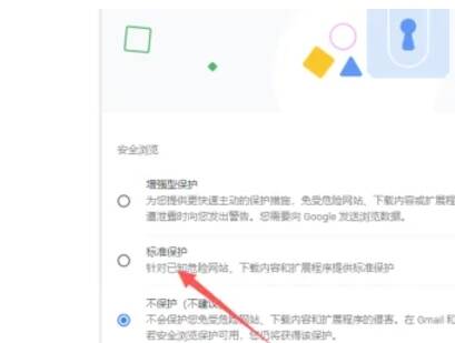 安全相关设置选项图