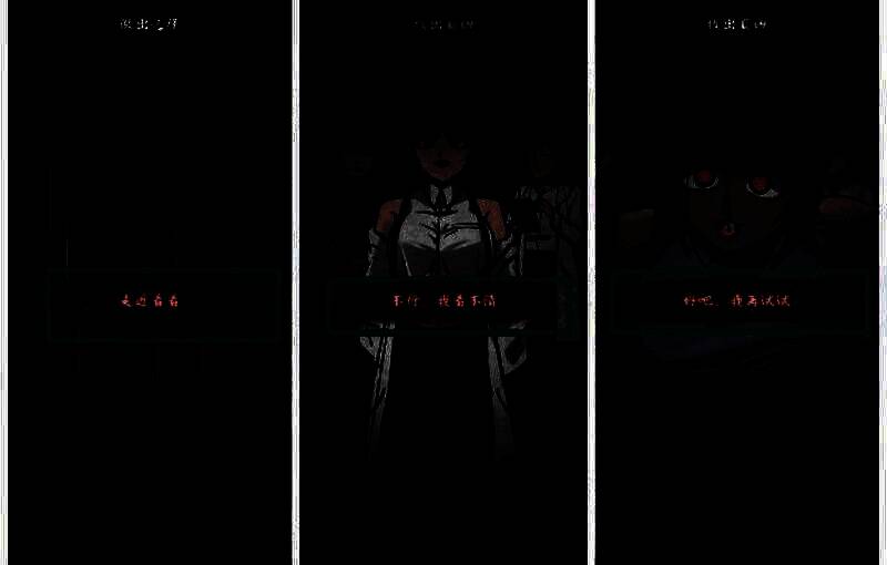 选择相应选项后的游戏画面