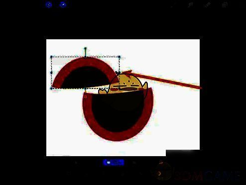 移动选区至目标位置