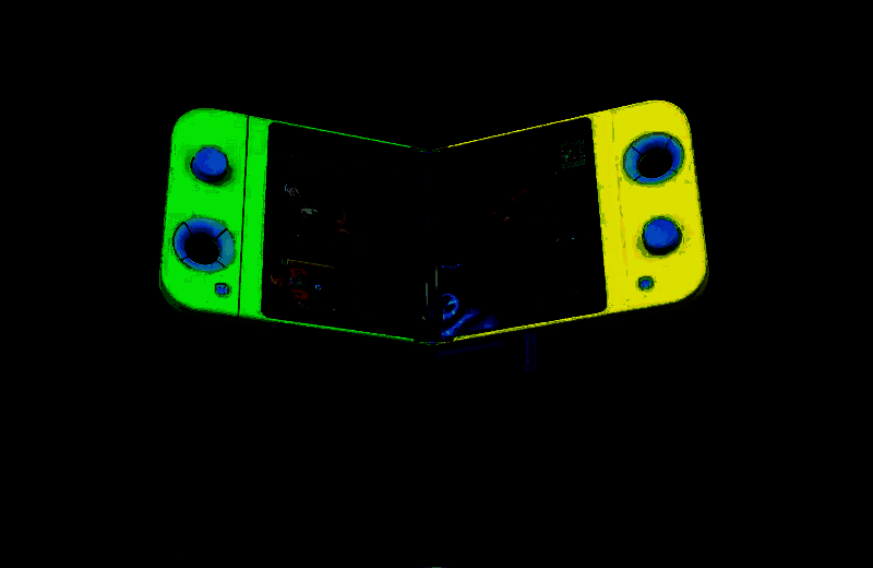 三星Flex Gaming折叠屏掌上游戏机样品外观