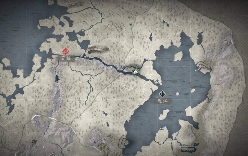 游戏地图标记画面